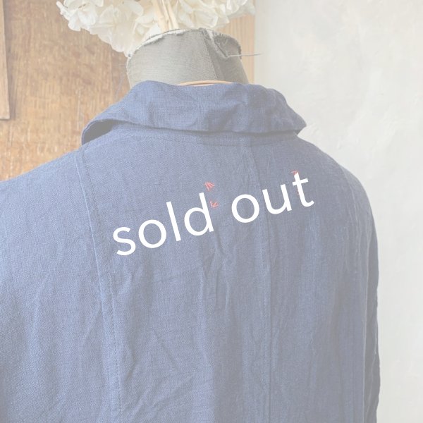 画像9: 【当店限定カラー】HALLELUJAH/Nomad Dress ノマドドレス・indigo×black (9)