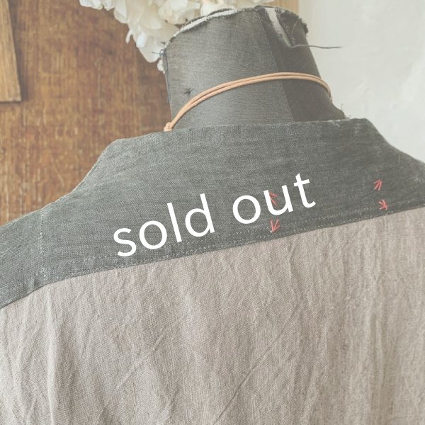 画像11: 【当店限定】HALLELUJAH/1980's Robe de Berger 羊飼いのローブ・brown×charcoal (11)