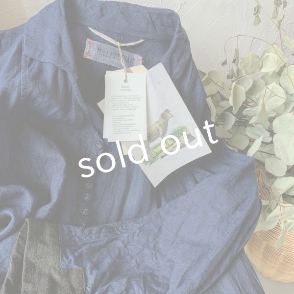 画像2: 【当店限定カラー】HALLELUJAH/Nomad Dress ノマドドレス・indigo×black (2)