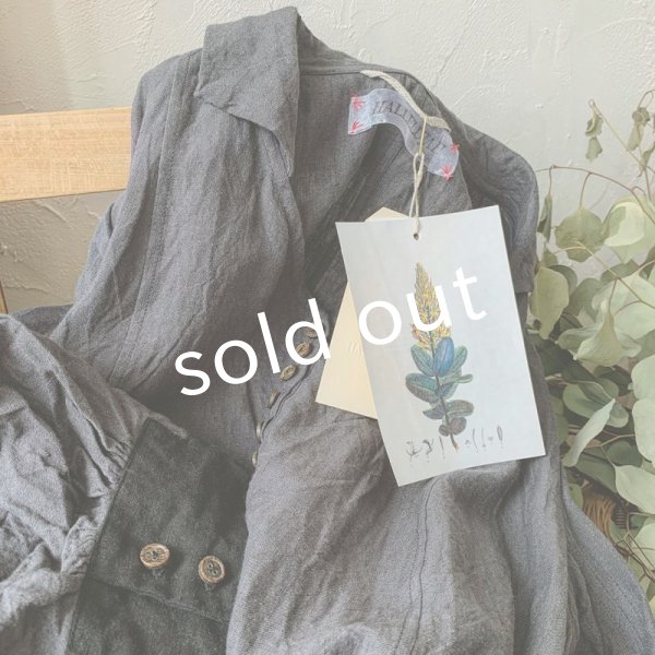 画像2: 【当店限定カラー】HALLELUJAH/Nomad Dress ノマドドレス・ink black×black (2)