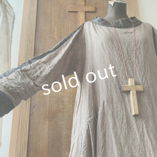 画像7: 【当店限定】HALLELUJAH/1980's Robe de Berger 羊飼いのローブ・brown×charcoal (7)