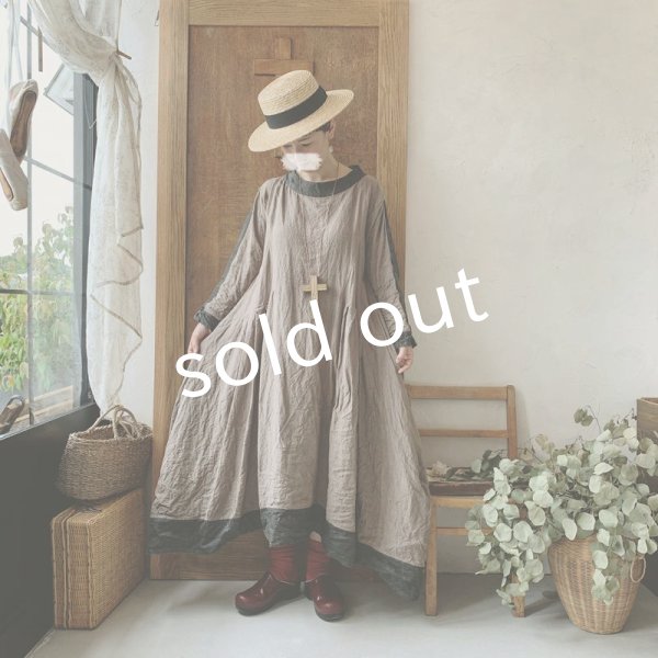 画像15: 【当店限定】HALLELUJAH/1980's Robe de Berger 羊飼いのローブ・ink black×charcoal (15)