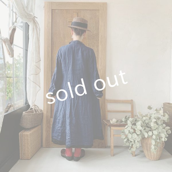 画像11: 【当店限定カラー】HALLELUJAH/Nomad Dress ノマドドレス・indigo×black (11)