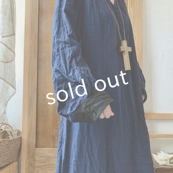 画像13: 【当店限定カラー】HALLELUJAH/Nomad Dress ノマドドレス・brown×black (13)