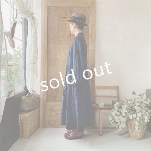 画像13: 【当店限定カラー】HALLELUJAH/Nomad Dress ノマドドレス・flax×black (13)