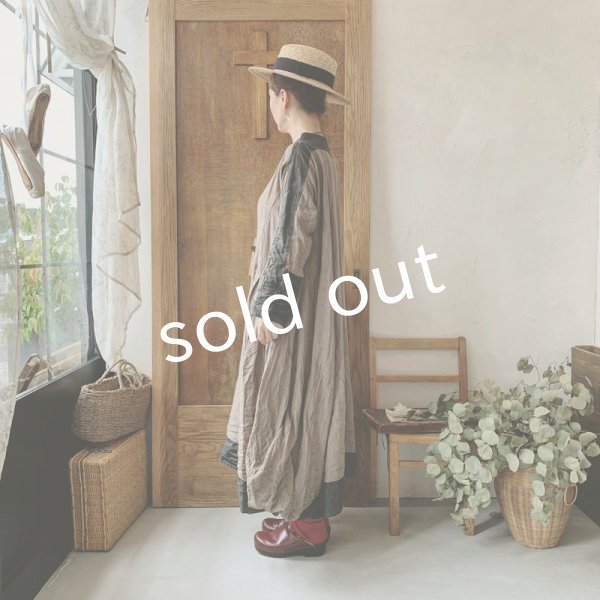 画像13: 【当店限定】HALLELUJAH/1980's Robe de Berger 羊飼いのローブ・ink black×charcoal (13)