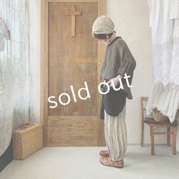 画像11: MARCHE' DE SOEUR／フレンチリネン・種蒔きBagたぽパンツ (11)