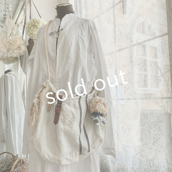 画像2: sukekiyo/スケキヨの蒼ラインショルダーバッグ (2)