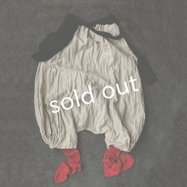 画像7: MARCHE' DE SOEUR／フレンチリネン・種蒔きBagたぽパンツ (7)