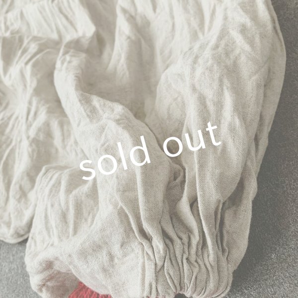 画像6: MARCHE' DE SOEUR／フレンチリネン・種蒔きBagたぽパンツ (6)