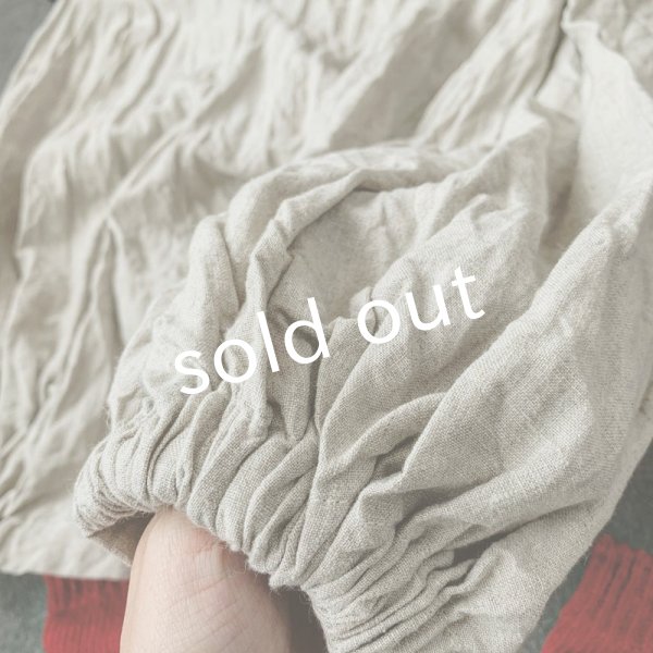 画像5: MARCHE' DE SOEUR／フレンチリネン・種蒔きBagたぽパンツ (5)