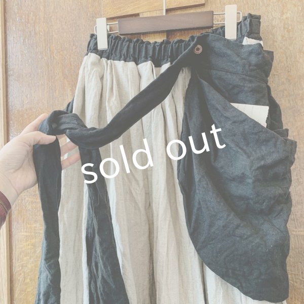 画像3: MARCHE' DE SOEUR／種蒔きBagスカート・黒バッグ (3)