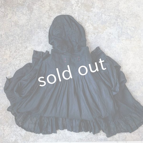 画像7: HALLELUJAH/Robe Medievale a Capuche 中世のフードローブ・indigo (7)