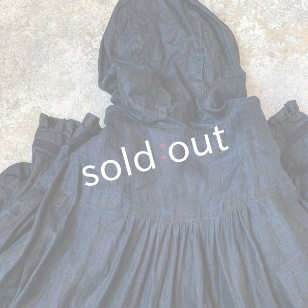 画像8: HALLELUJAH/Robe Medievale a Capuche 中世のフードローブ・indigo (8)