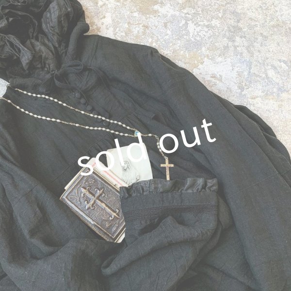 画像3: HALLELUJAH/Robe Medievale a Capuche 中世のフードローブ・black (3)