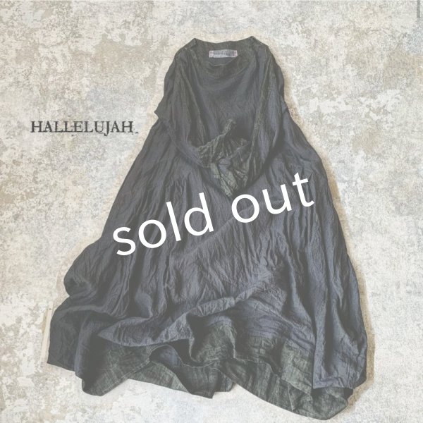 画像10: 【当店限定】HALLELUJAH/1980's Robe de Berger 羊飼いのローブ・ink black×charcoal (10)