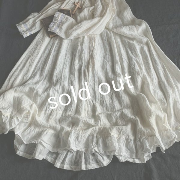 画像6: HALLELUJAH/Robe Medievale a Capuche 中世のフードローブ・off-white (6)