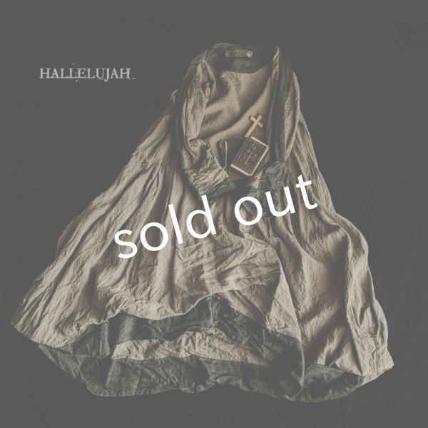 画像13: 【当店限定】HALLELUJAH/1980's Robe de Berger 羊飼いのローブ・brown×charcoal (13)