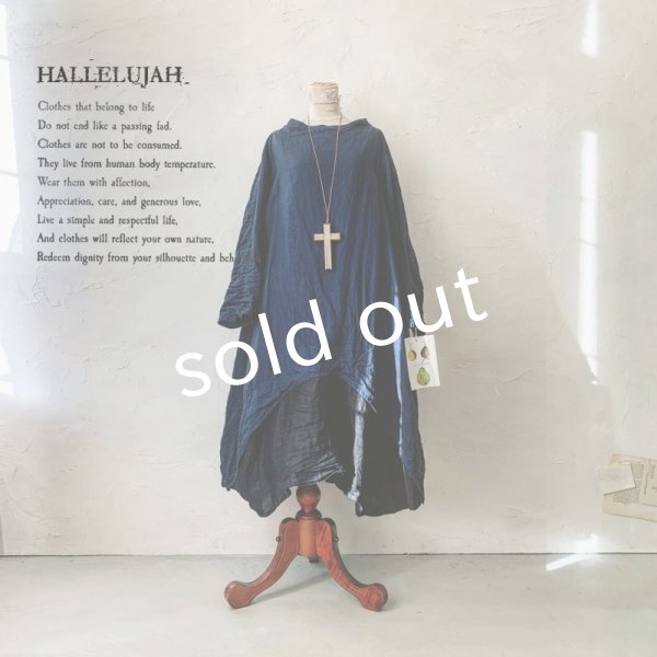 画像4: 当店限定 HALLELUJAH/1930's Robe・indigo×dark navy (4)