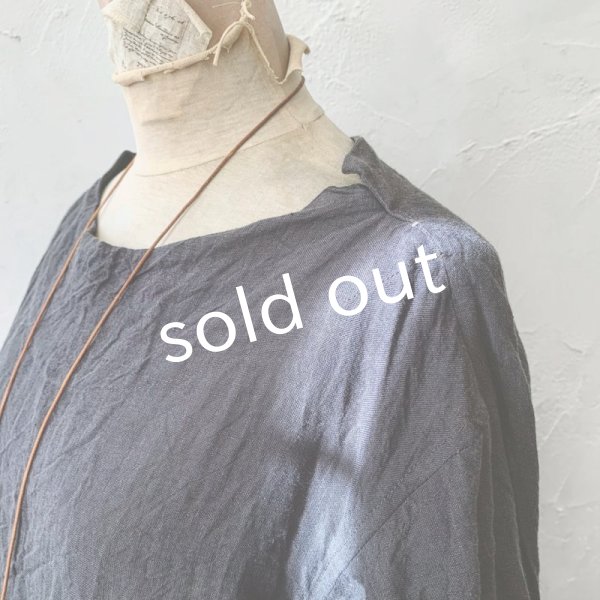 画像7: 当店限定 HALLELUJAH/1930's Robe・ink black×flax (7)