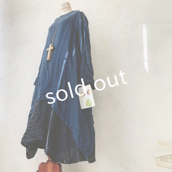 画像5: 当店限定 HALLELUJAH/1930's Robe・indigo×dark navy (5)