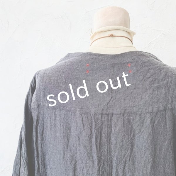 画像10: 当店限定 HALLELUJAH/1930's Robe・ink black×flax (10)