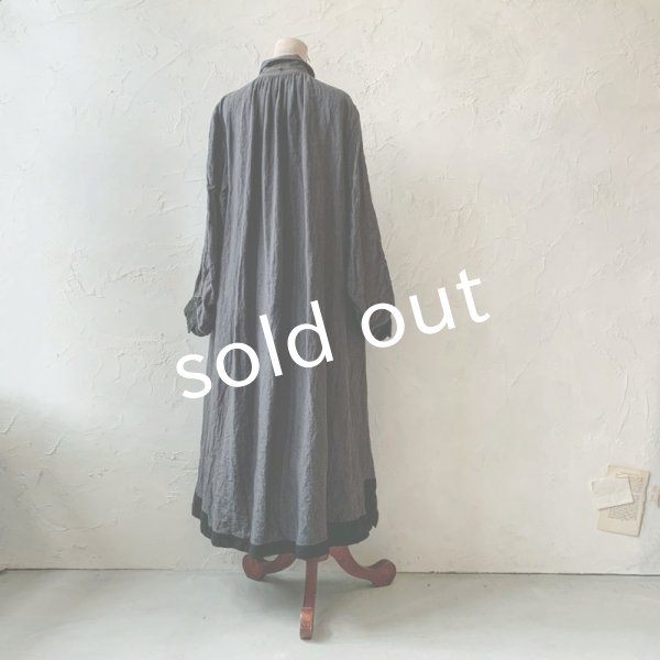 画像8: 当店限定 HALLELUJAH／羊飼いのノマドドレス・Ink Black×Black (8)