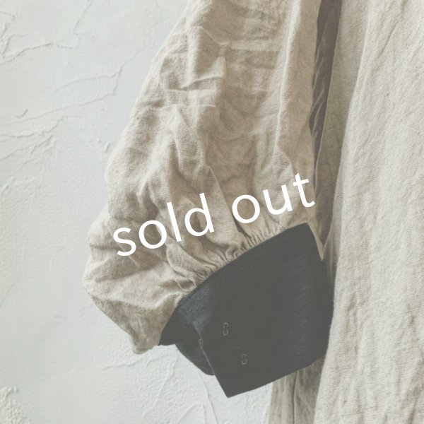 画像6: 当店限定 HALLELUJAH／羊飼いのノマドドレス・Sand Baige×Black (6)