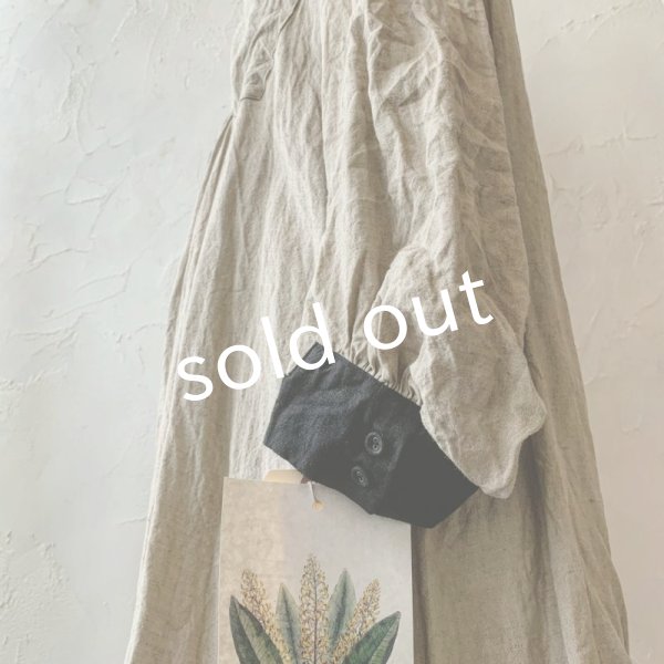 画像9: 当店限定 HALLELUJAH／羊飼いのノマドドレス・Sand Baige×Black (9)