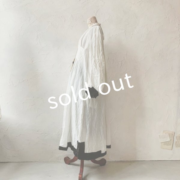 画像6: 当店限定 HALLELUJAH／羊飼いのノマドドレス・Off White×Black (6)