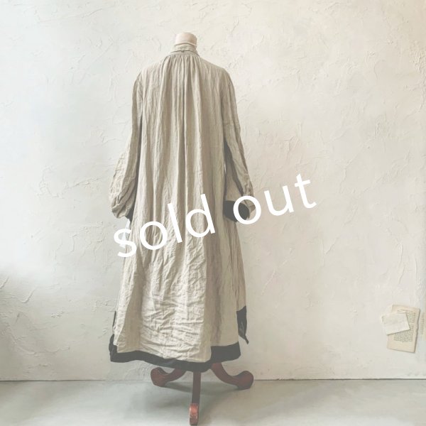 画像10: 当店限定 HALLELUJAH／羊飼いのノマドドレス・Sand Baige×Black (10)