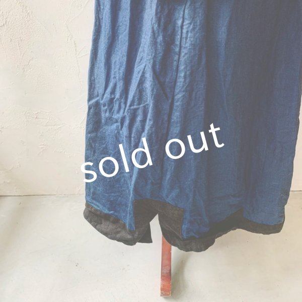 画像7: 当店限定 HALLELUJAH／羊飼いのノマドドレス・Indigo×Black (7)