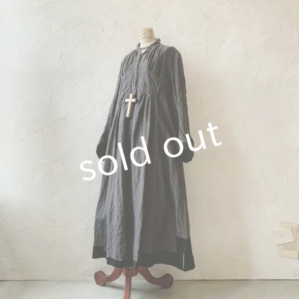 画像2: 当店限定 HALLELUJAH／羊飼いのノマドドレス・Ink Black×Black (2)