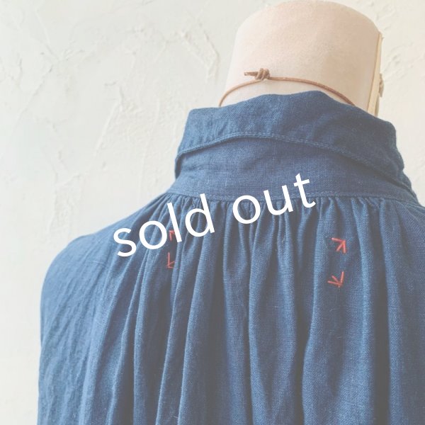 画像9: 当店限定 HALLELUJAH／羊飼いのノマドドレス・Indigo×Black (9)