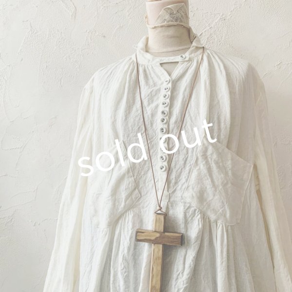 画像4: 当店限定 HALLELUJAH／羊飼いのノマドドレス・Off White×Black (4)