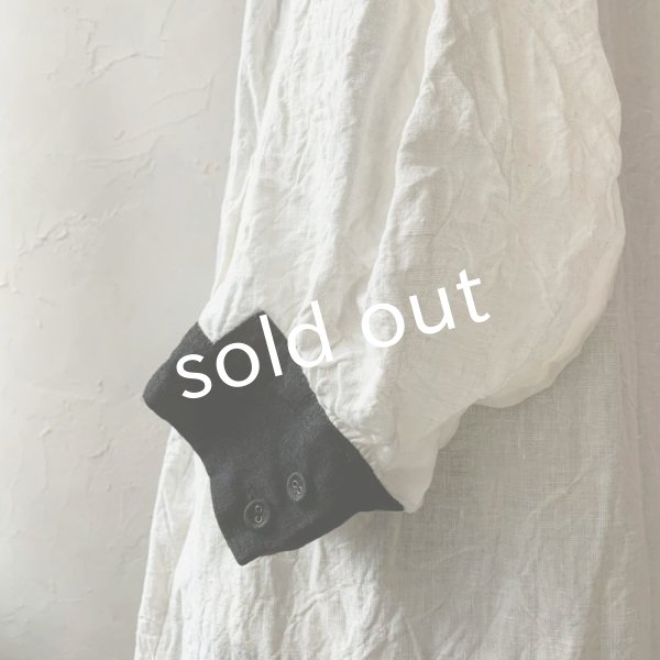 画像8: 当店限定 HALLELUJAH／羊飼いのノマドドレス・Off White×Black (8)