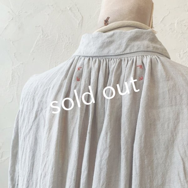 画像9: 当店限定 HALLELUJAH／羊飼いのノマドドレス・Light Gray×Black (9)