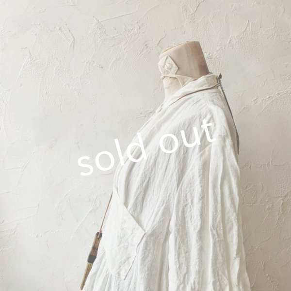 画像7: 当店限定 HALLELUJAH／羊飼いのノマドドレス・Off White×Black (7)