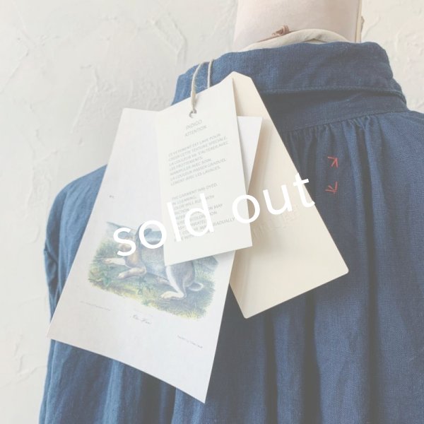 画像10: 当店限定 HALLELUJAH／羊飼いのノマドドレス・Indigo×Black (10)