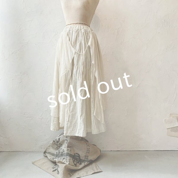 画像5: MARCHE' DE SOEUR／教会のスカート・アンティークミルク×ミルク (5)