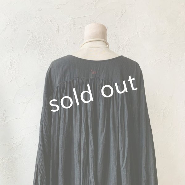 画像6: MARCHE' DE SOEUR／教会のチュニックブラウス・アンティークブラック (6)