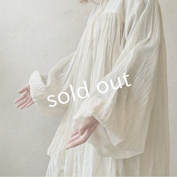 画像16: MARCHE' DE SOEUR／教会のチュニックブラウス・アンティークミルク (16)