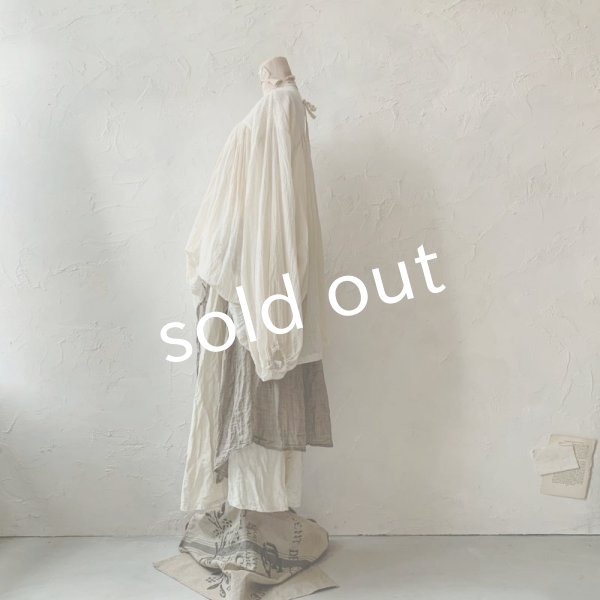 画像11: MARCHE' DE SOEUR／教会のチュニックブラウス・アンティークミルク (11)