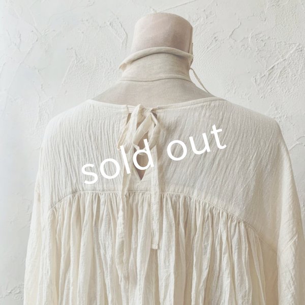 画像4: MARCHE' DE SOEUR／教会のチュニックブラウス・アンティークミルク (4)