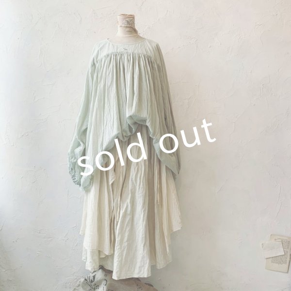 画像3: MARCHE' DE SOEUR／教会のスカート・アンティークミルク×ミルク (3)