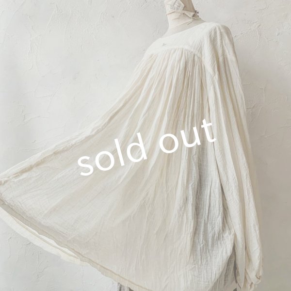 画像5: MARCHE' DE SOEUR／教会のチュニックブラウス・アンティークミルク (5)