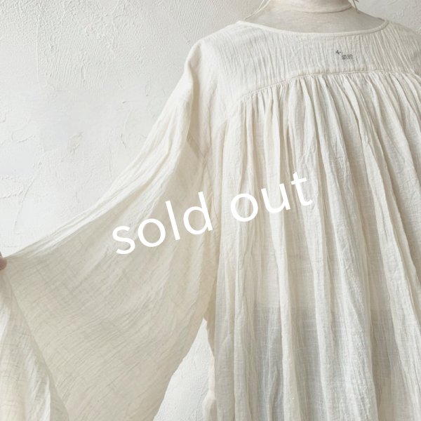 画像6: MARCHE' DE SOEUR／教会のチュニックブラウス・アンティークミルク (6)