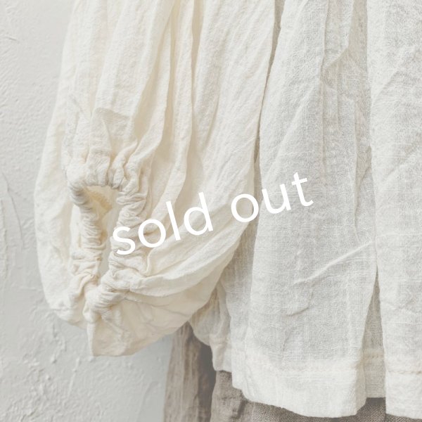 画像9: MARCHE' DE SOEUR／教会のチュニックブラウス・アンティークミルク (9)