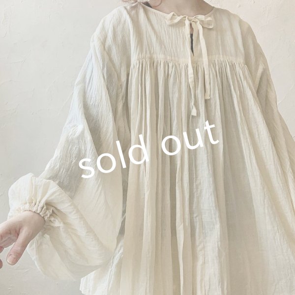 画像13: MARCHE' DE SOEUR／教会のチュニックブラウス・アンティークブラック (13)