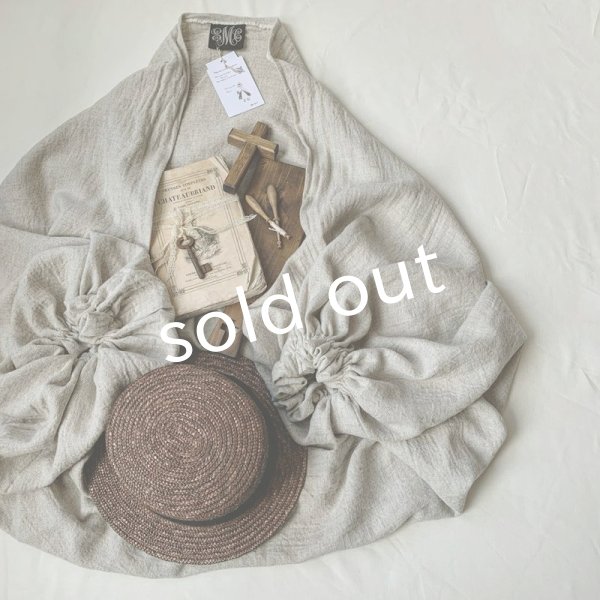 画像2: mifumi／フリルのpuffマーガレット・生成り (2)